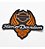 Patch Bordado Harley Davidson Tribal Laranja 10x7,1cm - Imagem 1