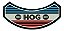 Patch Bordado Harley Davidson Hog 2021 Harley Davidson Anual 14,4x7cm - Imagem 1