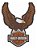Patch Bordado Harley Davidson Aguia Tradicio 34x25cm - Imagem 2