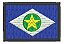 Patch Bordado Bandeiras Bandeira Mato Grosso 8x5cm - Imagem 1