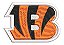 Patch Bordado Esportes Nfl Cincinnat Bengals 8x5cm - Imagem 1