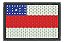 Patch Bordado Bandeiras Bandeira Amazonas 6x4cm - Imagem 1