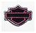 Patch Bordado Harley Davidson Body Shield Ros 5x4cm - Imagem 1