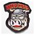 Patch Bordado Cartoons Wild Hogs P 8x9cm - Imagem 1
