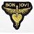 Patch Bordado Música Bon Jovi 10x9cm - Imagem 1