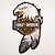Patch Bordado Harley Davidson Aguia Grande 20x34,5cm - Imagem 1