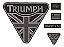Patch Bordado Triumph Kit 5 Triumph Classic Color And Black Tph013 28x25cm - Imagem 3