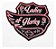 Patch Bordado Harley Davidson Ladies Of Harley 10x8cm - Imagem 1