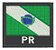 Patch Bordado Bandeiras Bandeira Parana 4,5xx5cm 4,5x5cm - Imagem 1