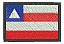 Patch Bordado Bandeiras Bandeira Bahia 6x4cm - Imagem 1