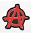 Patch Bordado Cartoons Anarquia 8,5x8cm - Imagem 1