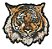 Patch Bordado Grandes Tigre 28x27cm - Imagem 1