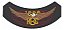 Patch Bordado Harley Davidson Hog 1992 Harley Davidson Anual 14,4x7cm - Imagem 1
