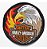 Patch Bordado Harley Davidson Aguia Circular 8x8cm - Imagem 1