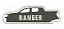 Patch Bordado Carros Ranger Silueta 12x4cm - Imagem 1