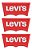 Patch Bordado Marcas Kit 3 Levis Logo 5x2,3cm - Imagem 1