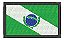 Patch Bordado Bandeiras Bandeira Parana 6x4cm - Imagem 1
