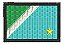 Patch Bordado Bandeiras Kit 5 Bordado Bandeiras Arg, Uru, Ms, Df, Go, 7x5cm - Imagem 5
