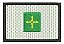 Patch Bordado Bandeiras Kit 5 Bordado Bandeiras Arg, Uru, Ms, Df, Go, 7x5cm - Imagem 3