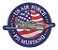 Patch Bordado Top Gun Us P51 Mustang 9x7,5cm - Imagem 1