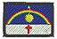 Patch Bordado Bandeiras Bandeira Pernambuco 6x4c 6x4cm - Imagem 1