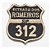 Patch Bordado Placas Estrada Dos Romeiros Sp312 5,6x6cm - Imagem 1
