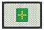 Patch Bordado Bandeiras Bandeira Distrito Federal 6x4cm - Imagem 1