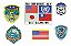 Patch Bordado Top Gun Kit Costas 10x10cm - Imagem 1