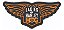 Patch Bordado Harley Davidson Ladies Of Harley 27x12,5cm - Imagem 1
