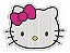 Patch Bordado Cartoons Hello Kitty Cartoon 12x12cm - Imagem 1