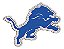 Patch Bordado Esportes Nfl Detroit Lions 8x8cm - Imagem 1
