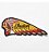 Patch Bordado Indian Motorcycles Indian Cabeça 12x4,7cm - Imagem 1