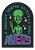 Patch Bordado Aliens A Verdade Sempre Esteve La Fora 5,3x7,5cm - Imagem 1