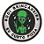 Patch Bordado Aliens Eu Curto Pizza 7,5x7,5cm - Imagem 1
