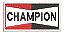 Patch Bordado Marcas Champion Logo 9x4,6cm - Imagem 1