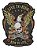 Patch Bordado Grandes Caveira E Águia C/ Chaves 25x34cm - Imagem 1