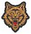 Patch Bordado Cartoons Lobo Marron 8,2x9cm - Imagem 1