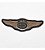 Patch Bordado Harley Davidson 110anos Marron 12x6,3cm - Imagem 1