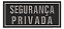 Patch Bordado Diversos Segurança Privada 20x10cm - Imagem 1