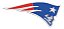 Patch Bordado Esportes Nfl New England Patriots 8x5cm - Imagem 1