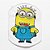 Patch Bordado Cartoons Minion 6,2x8,5cm - Imagem 1