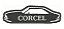 Patch Bordado Carros Corcel Silueta 10x3,1cm - Imagem 1