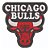 Patch Bordado Esportes Chicago Bulls 8x8cm - Imagem 1