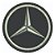 Patch Bordado Carros Mercedes Benz Logo 6x6cm - Imagem 4
