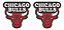 Patch Bordado Esportes Chicago Bulls 5x5cm - Imagem 1
