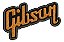 Patch Bordado Música Gibson Logo 9x5,9cm - Imagem 1