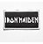 Patch Bordado Música Iron Maiden Tarjeta 9x4,5cm - Imagem 1