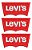 Patch Bordado Marcas Kit 3 Lewis Logo 2,5x1,1cm - Imagem 1