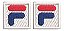 Patch Bordado Marcas Kit 2 Fila Logo 2,5x2,5cm - Imagem 1
