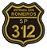Patch Bordado Placas Estrada Dos Romeiros Sp312 5,6x6cm - Imagem 4